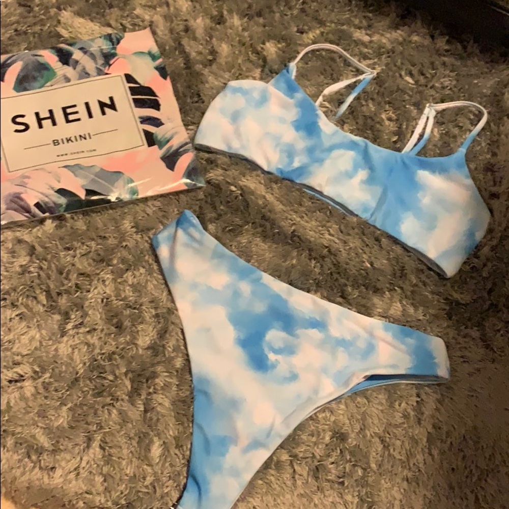 Kid SHEIN tie dye bikini
